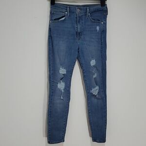 𝅺LEVI'S 29x25 mile high super skinny jeans